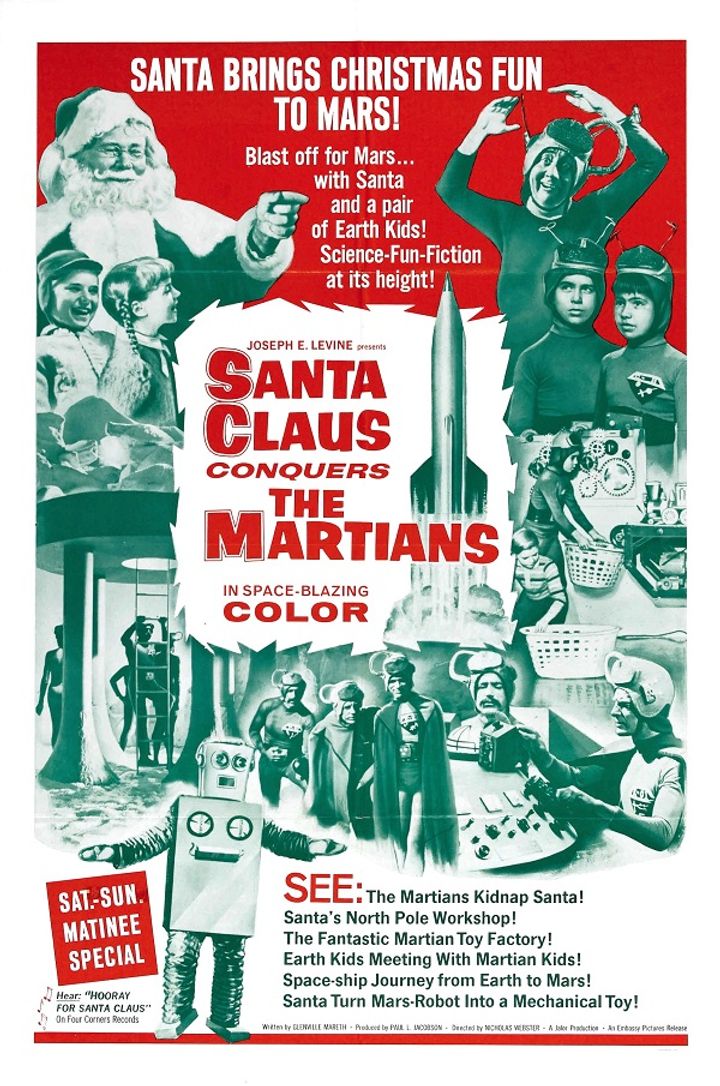 Santa Claus Conquers The Martians (1964) Poster