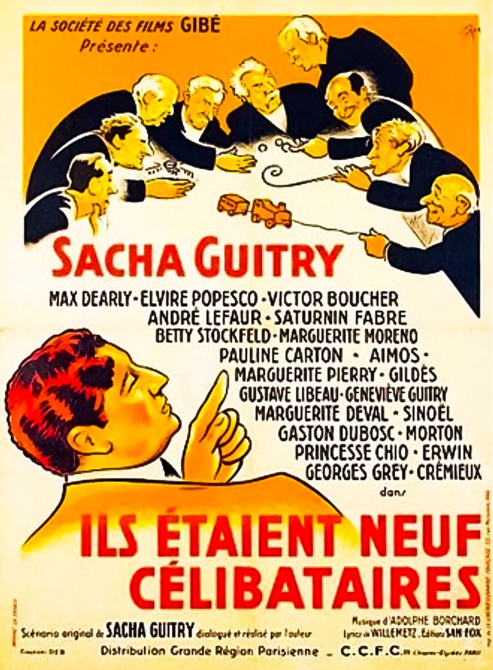 Ils Étaient Neuf Célibataires (1939) Poster