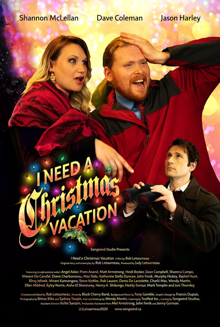 I Need A Christmas Vacation Poster