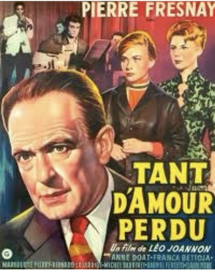 Tant D'amour Perdu (1958) Poster