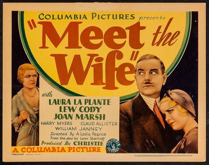 Meet The Wife (1931) Poster