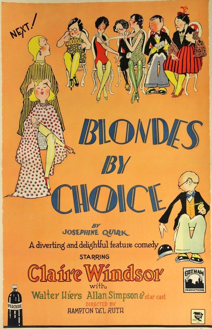 Blondes By Choice (1927) Poster