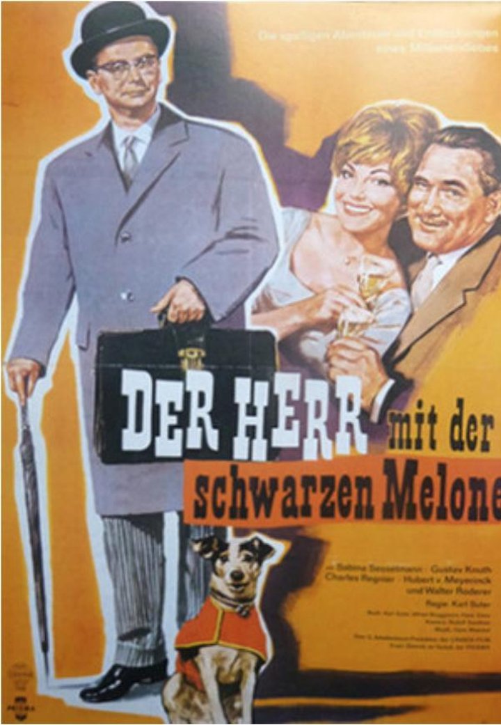 Der Herr Mit Der Schwarzen Melone (1960) Poster