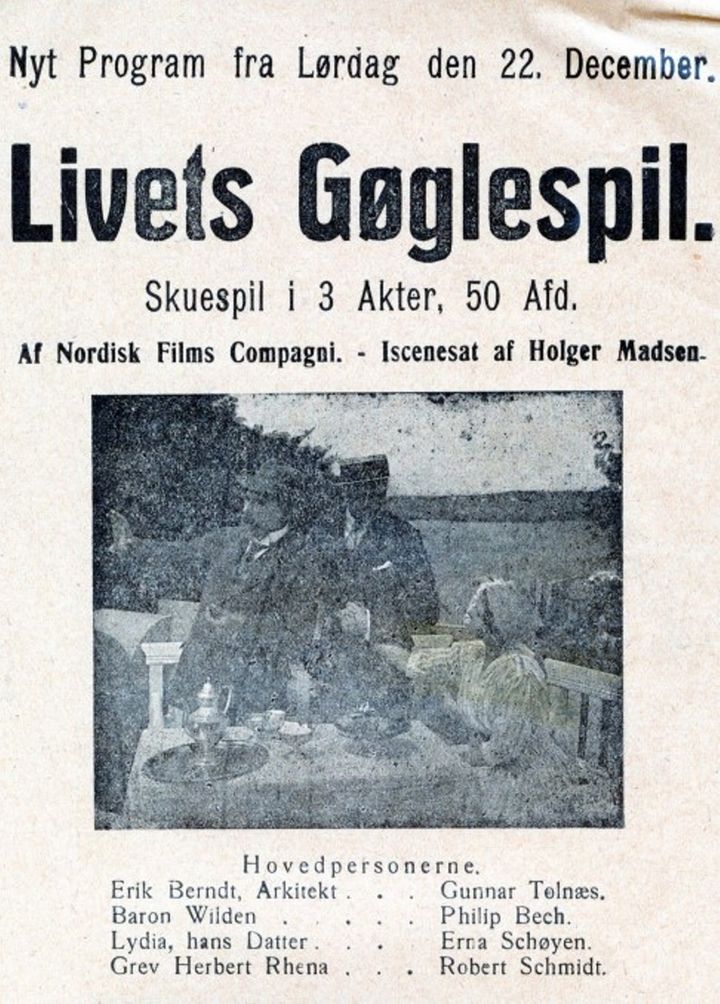 Livets Gøglespil (1917) Poster