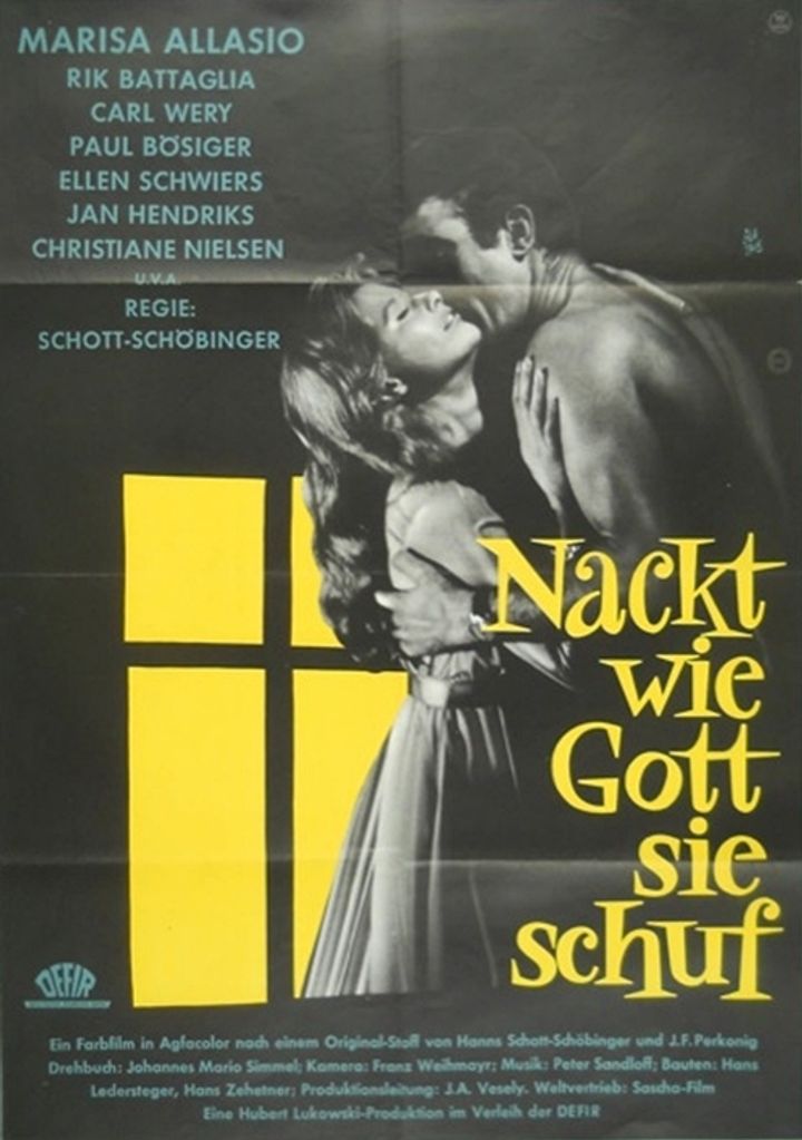 Nackt, Wie Gott Sie Schuf (1958) Poster