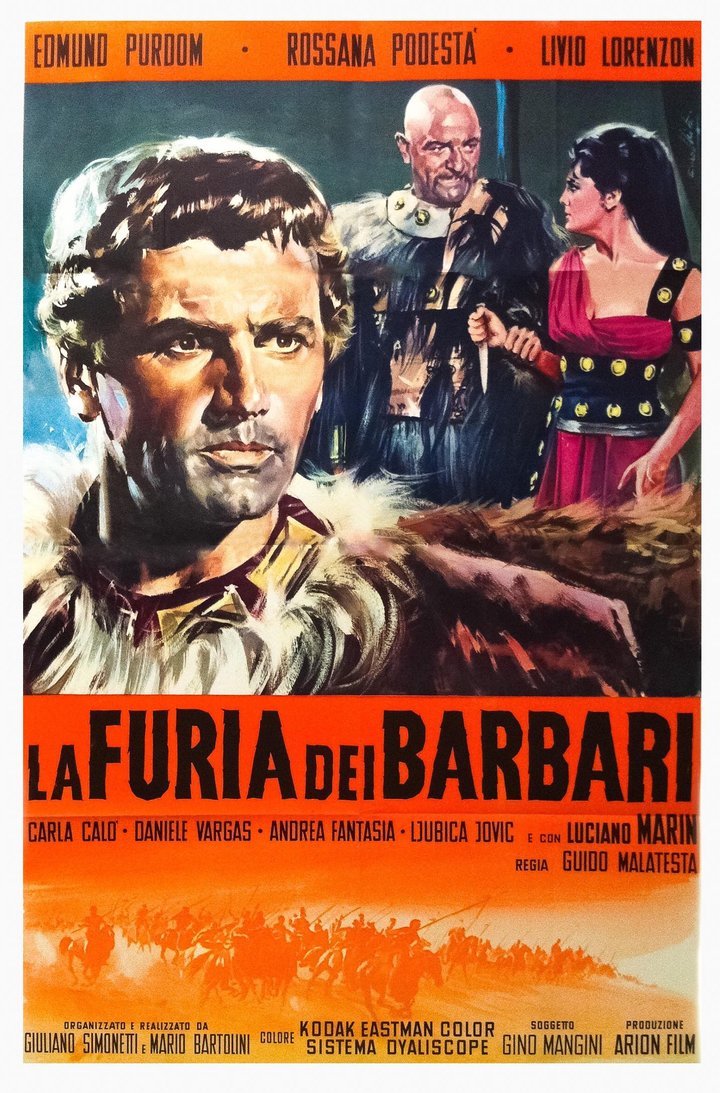 La Furia Dei Barbari (1960) Poster