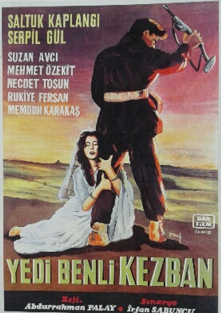 Yedi Benli Kezban (1960) Poster