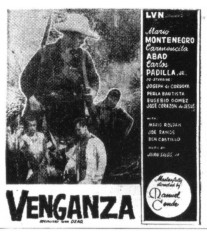 Venganza (1958) Poster