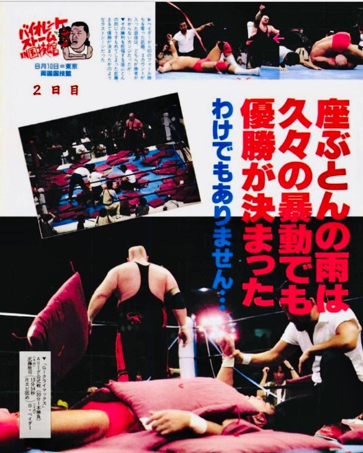 Njpw Violent Storm In Kokugikan (1991) Poster