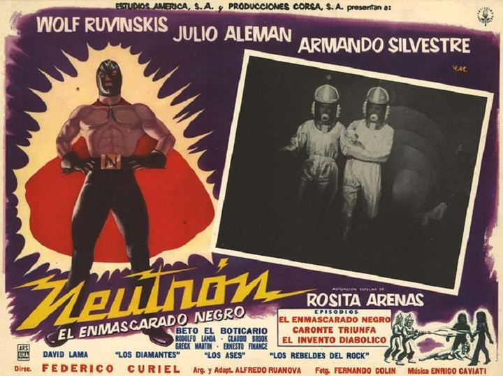 Neutrón, El Enmascarado Negro (1960) Poster