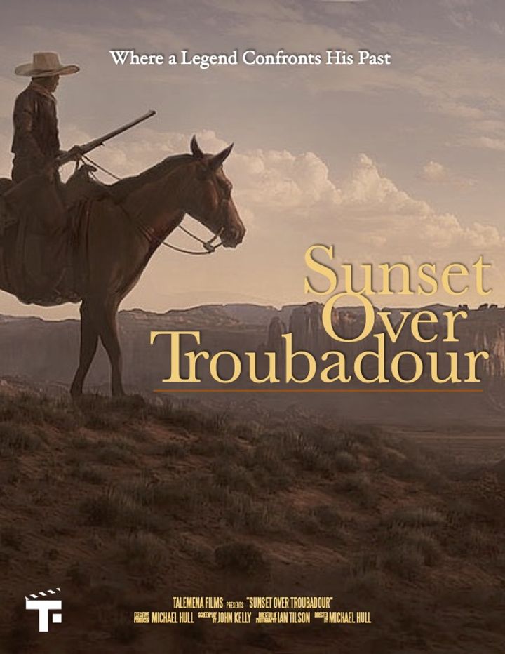 Sunset Over Troubadour Poster