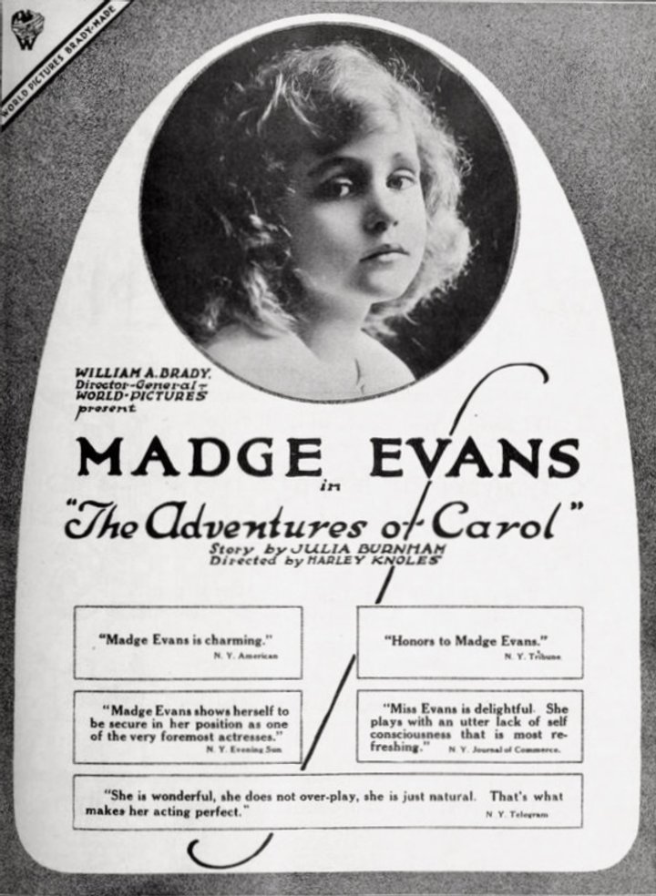 Adventures Of Carol (1917) Poster