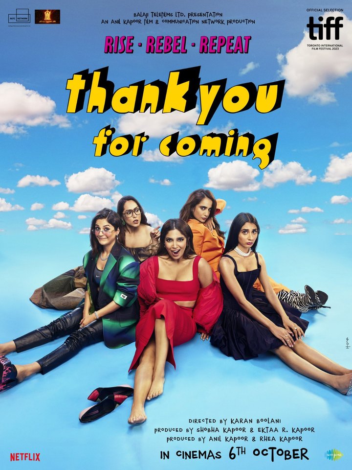 Thank You For Coming (2023) Poster