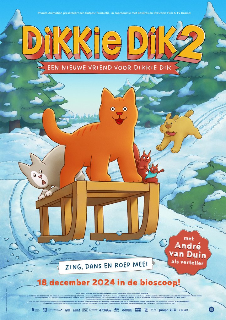 Dikkie Dik 2: Een Nieuwe Vriend Voor Dikkie Dik (2024) Poster