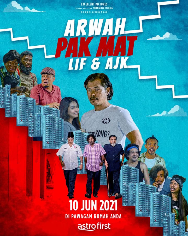 Arwah Pak Mat, Lif & Ajk (2021) Poster