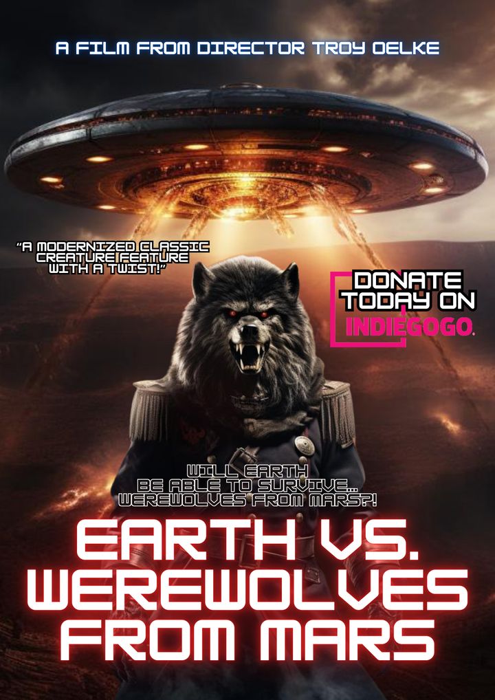 Earth Vs. Werewolves From Mars Poster