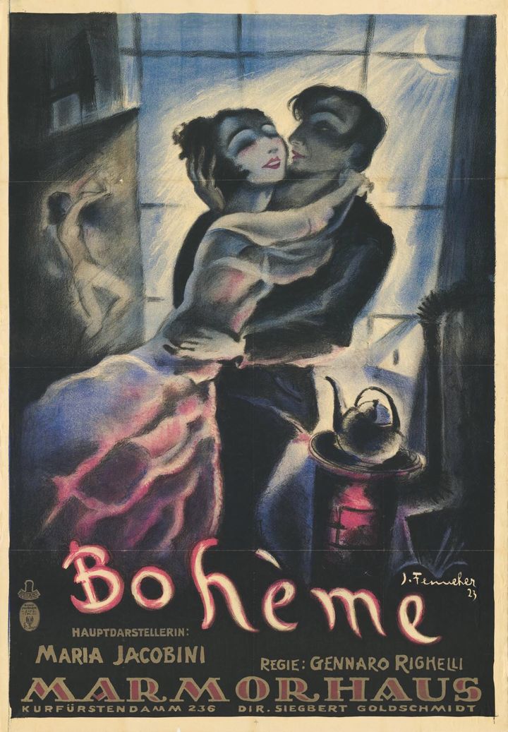 Bohème - Künstlerliebe (1923) Poster