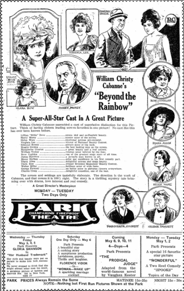 Beyond The Rainbow (1922) Poster