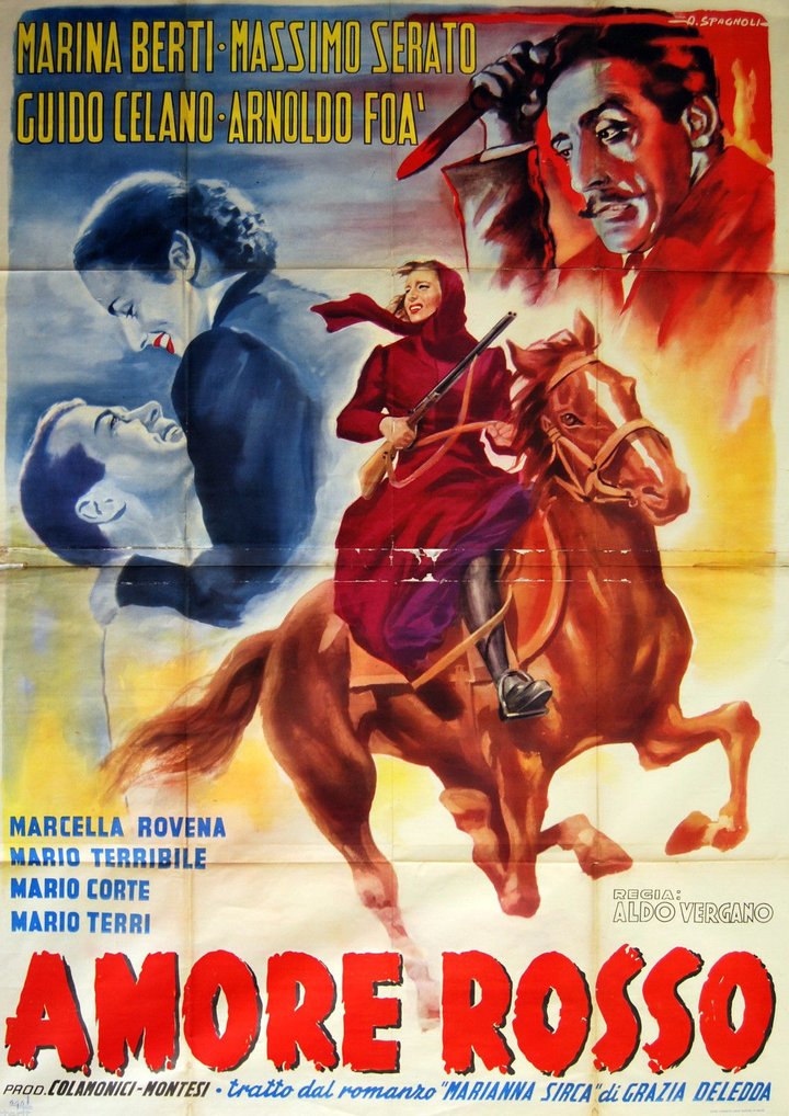 Amore Rosso (marianna Sirca) (1952) Poster