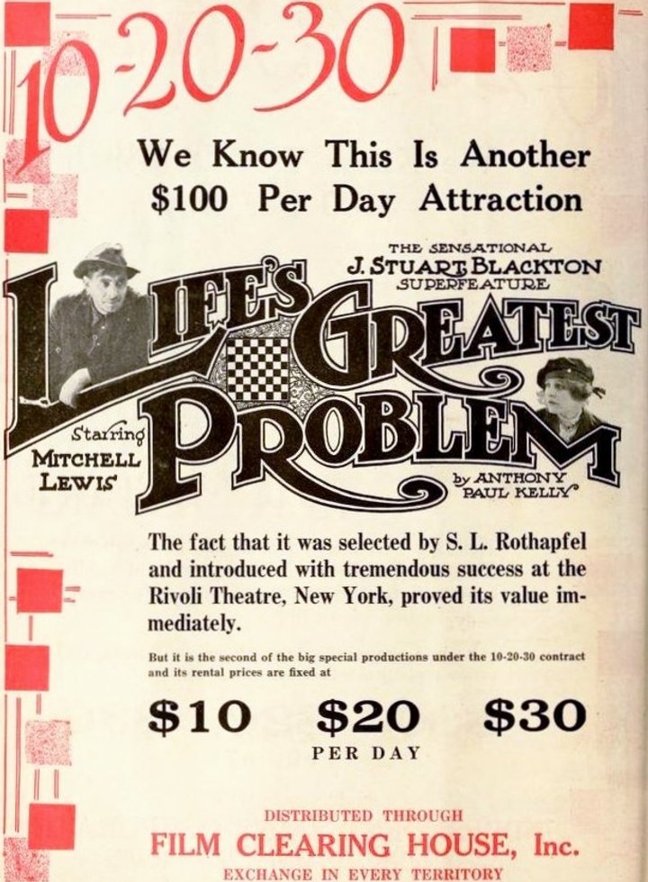 Life's Greatest Problem (1918) Poster