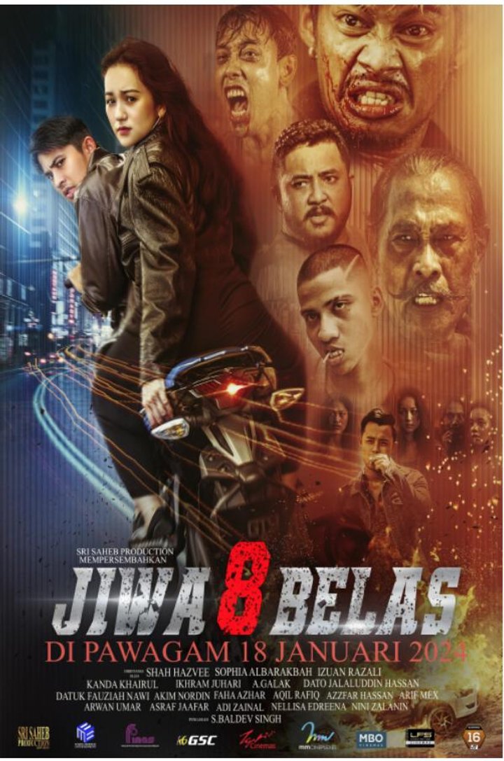 Jiwa 8 Belas (2024) Poster