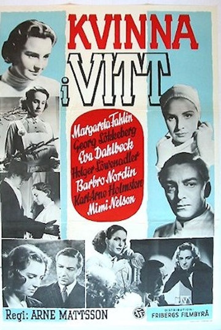 Kvinna I Vitt (1949) Poster