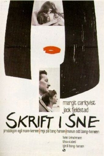 skrift i sne 1966 poster