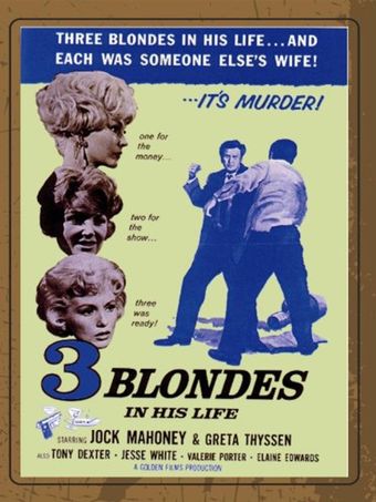 three blondes in his life 1961 poster