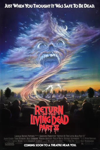 return of the living dead: part ii 1988 poster