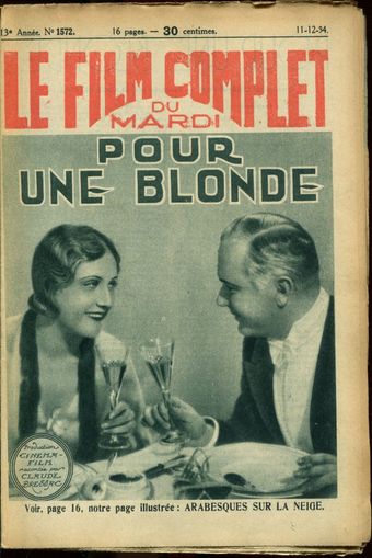 goldblondes mädchen, ich schenk dir mein herz 1932 poster