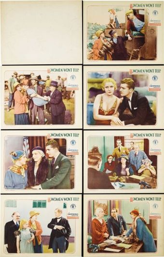 women won't tell 1932 poster