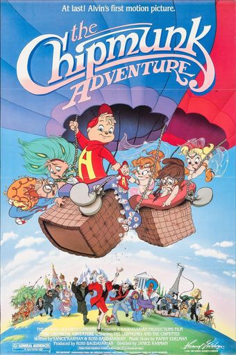 the chipmunk adventure 1987 poster