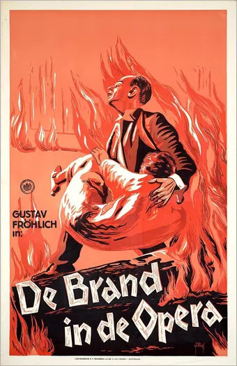 brand in der oper 1930 poster