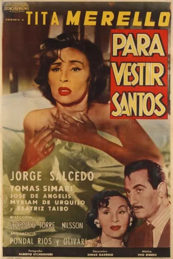 para vestir santos 1955 poster