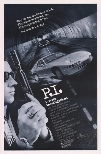 p.i. private investigations 1987 poster