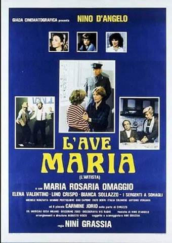 l'ave maria (l'artista) 1982 poster