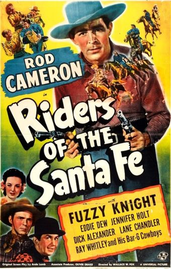 riders of the santa fe 1944 poster