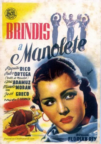 brindis a manolete 1948 poster