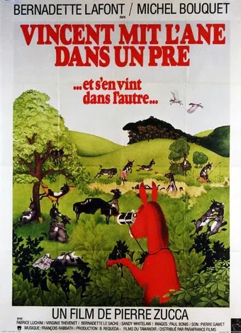 vincent mit l'âne dans un pré (et s'en vint dans l'autre) 1975 poster