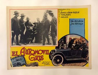 el automóvil gris 1919 poster