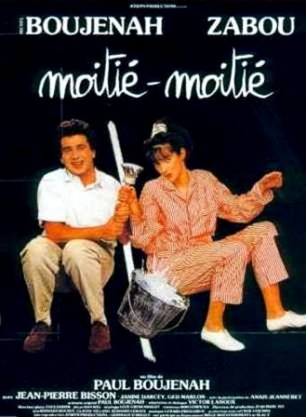 moitié-moitié 1989 poster