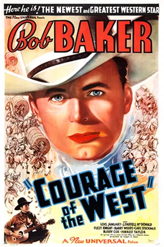 courage of the west 1937 poster