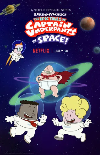 the epic tales of captain underpants in space 2020 poster