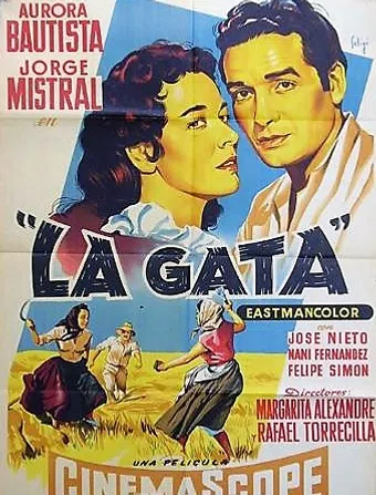 la gata 1956 poster