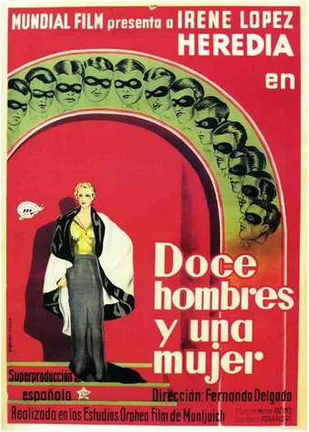 doce hombres y una mujer 1935 poster