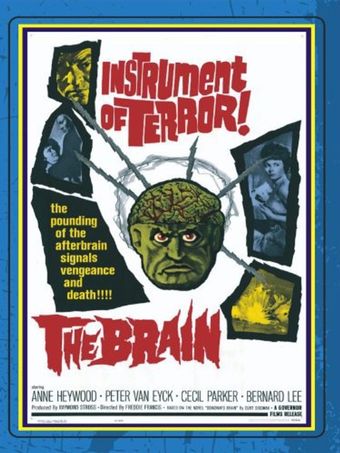 the brain 1962 poster