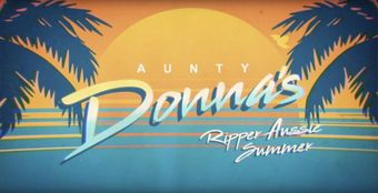 aunty donna's ripper aussie summer 2017 poster