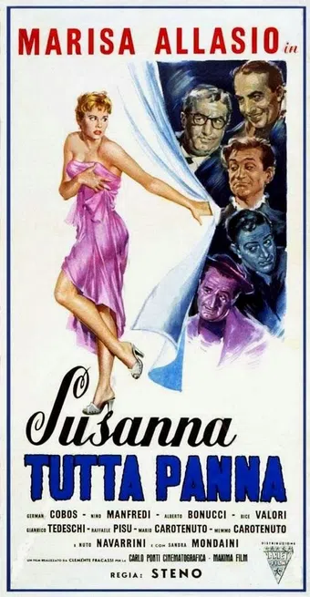 susanna tutta panna 1957 poster