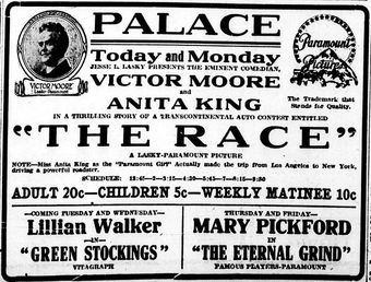 the race 1916 poster