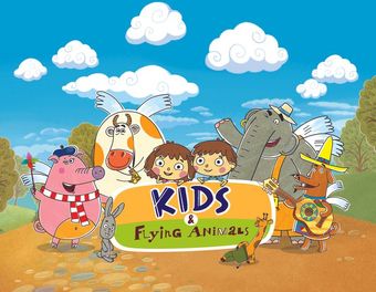 kids & flying animals 2014 poster